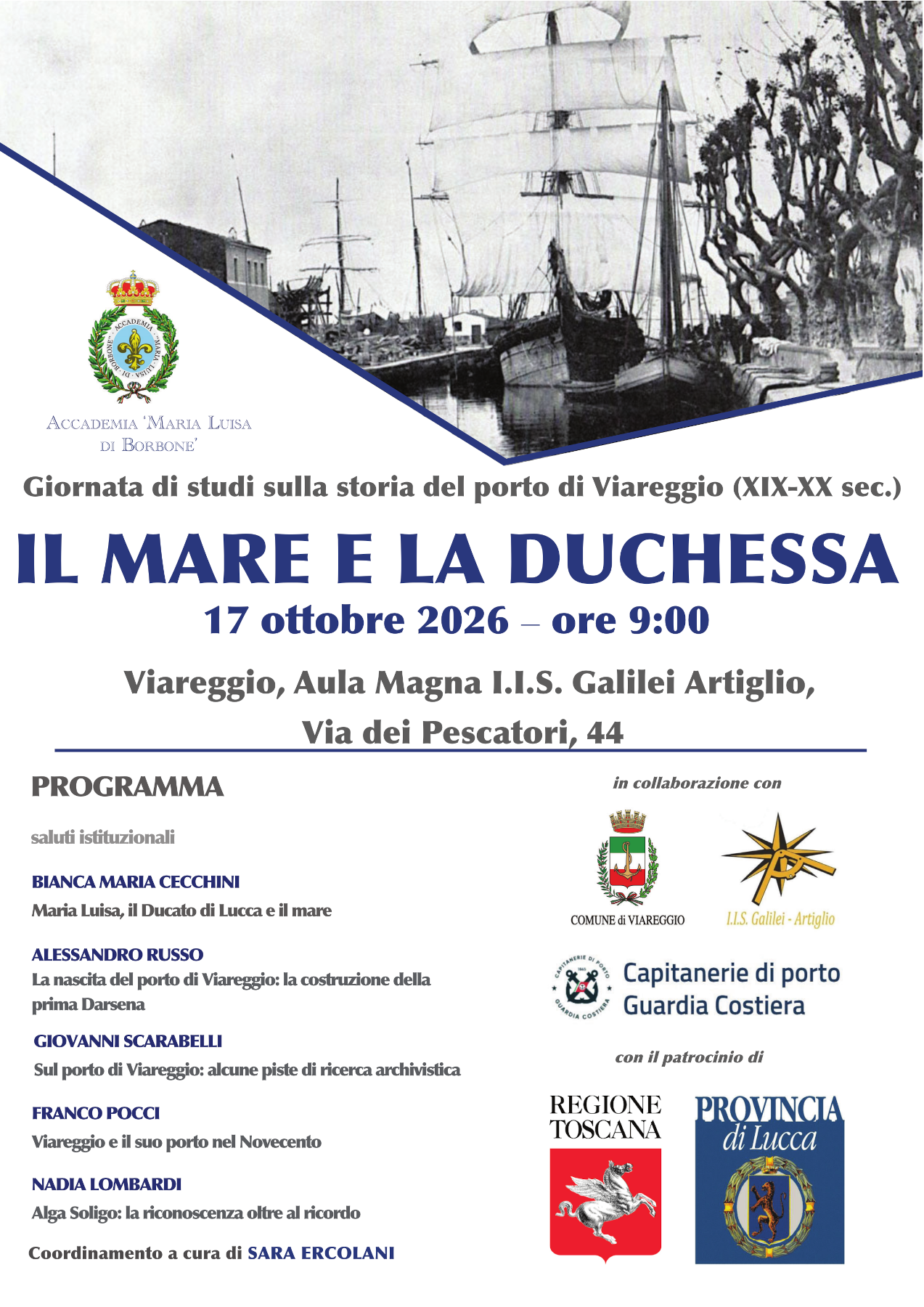 Locandina Convengo Porto Viareggio 2026